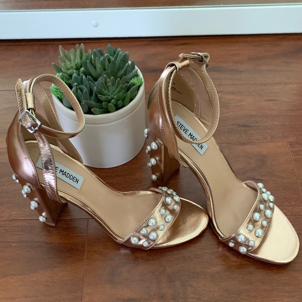 Steve Madden Rose Gold Heels